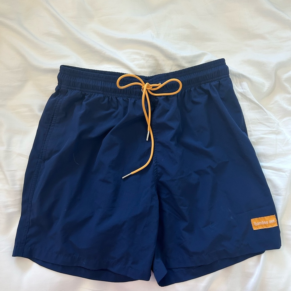 Bamboo ave. shorts Size M navy blue